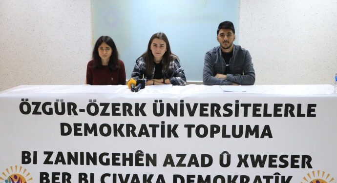 Üniversiteli öğrenciler ‘Demokratik Öğrenci Meclisi’nde birleşti