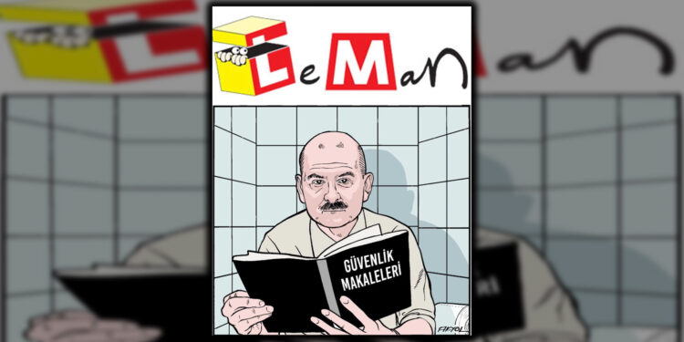 ‘Ömründe makale okumayan’ Soylu Leman’ın kapağında
