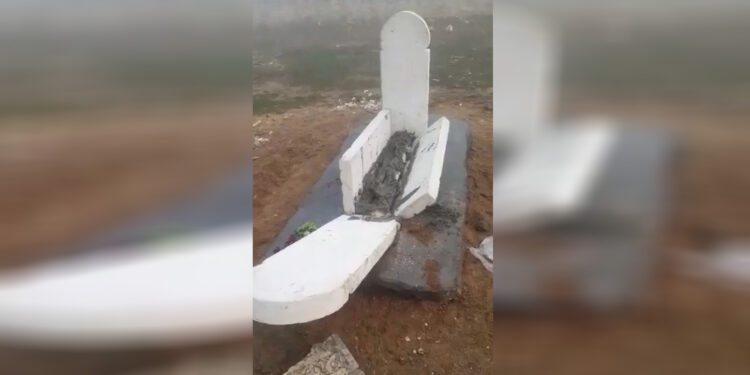 Efrîn’de Êzidîlerin mezarları tahrip edildi