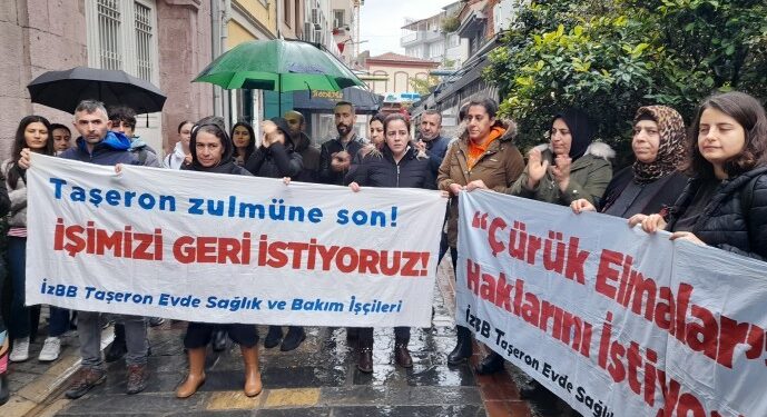 İzmir’de işçiler yeniden eyleme başladı