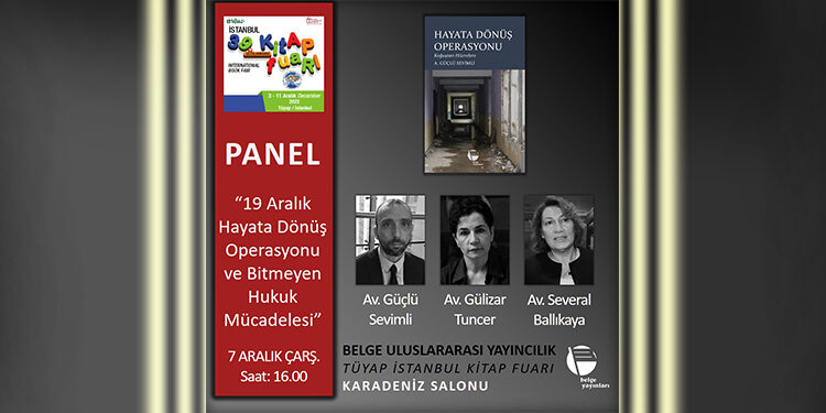 TÜYAP’ta ‘Hayata Dönüş Operasyonu’ paneli yarın