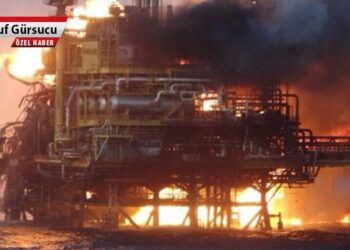 Denizlerde petrol sondajları için dikilen kulelarde sık sık kazalar yaşanıyor