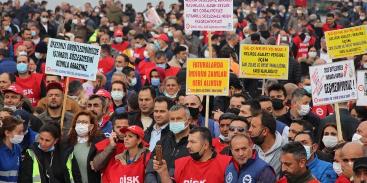 Erdoğan’ın sözlerine tepki: Esas küfe, işçilerin sırtında