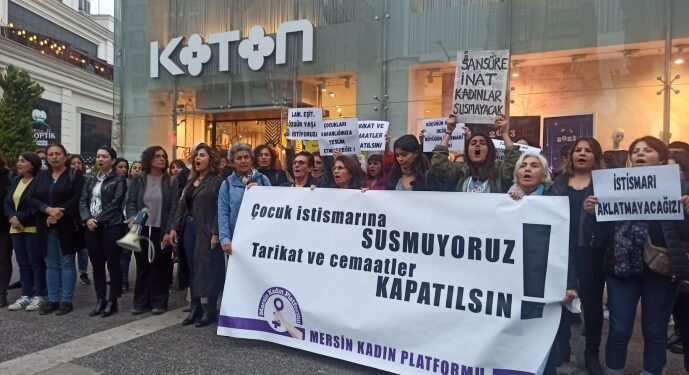 Mersin ve Hatay’‫da çocuk istismarı protesto edildi