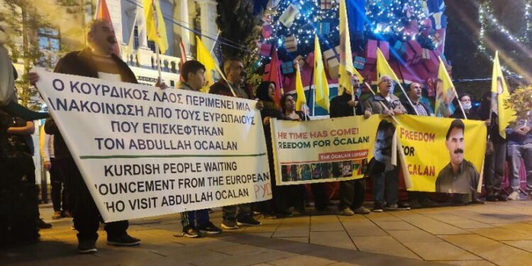 Kıbrıs’ta tecride karşı eylem