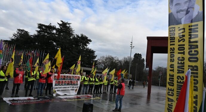 Cenevre’de ‘Öcalan’a Özgürlük’ eylemi ikinci yılında