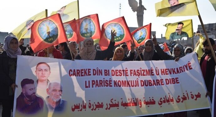 Paris Katliamı Rojava’da protesto edildi