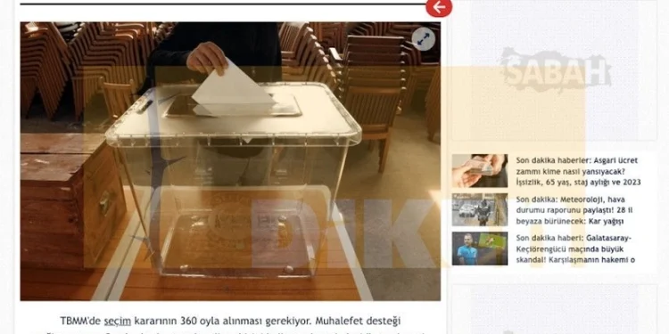 YSK değil Sabah açıkladı: Seçimler 14 Mayıs’ta