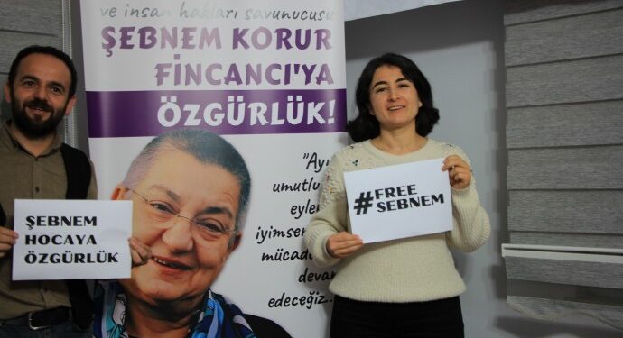 Amed’de Fincancı’ya özgürlük nöbeti