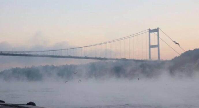 Boğaz’da ulaşıma sis engeli