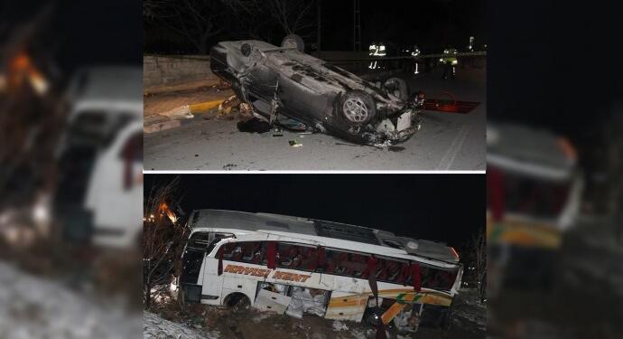 İki kentte kaza: 5 ölü, 26 yaralı