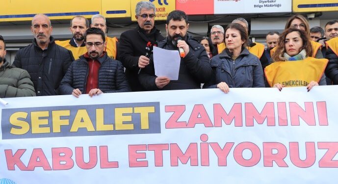 Amed ve Êlih’te eylem: TÜİK sahte rakamlardan ibaret
