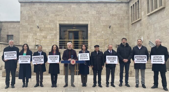 HDP’li Çepni: İmralı bu ülkenin toprağı ise hukuk neden işlemiyor?