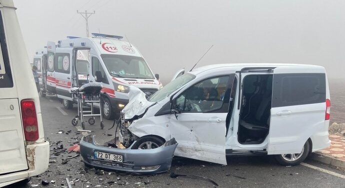 Êlih’te kaza: 1 ölü, 5 yaralı