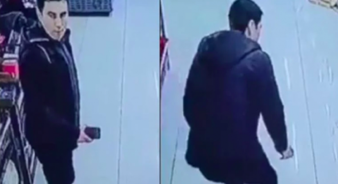 Markette kadınları taciz eden polis tutuklandı