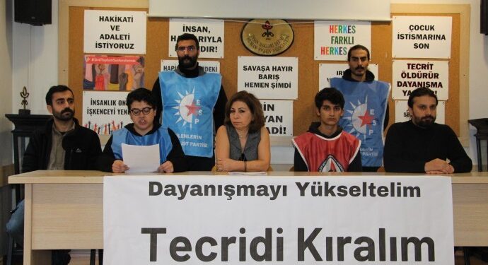 Açlık grevi İstanbul’a taşındı: Her yerde tecride karşı duralım