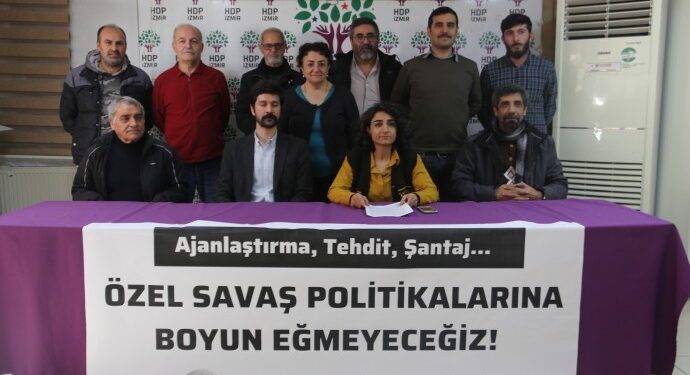 HDP İzmir İl Örgütü: Kadın yöneticilerimiz tehdit ediliyor