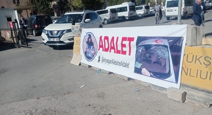 Şenyaşar ailesi: Adalet gelene kadar adalet pankartı kalacak