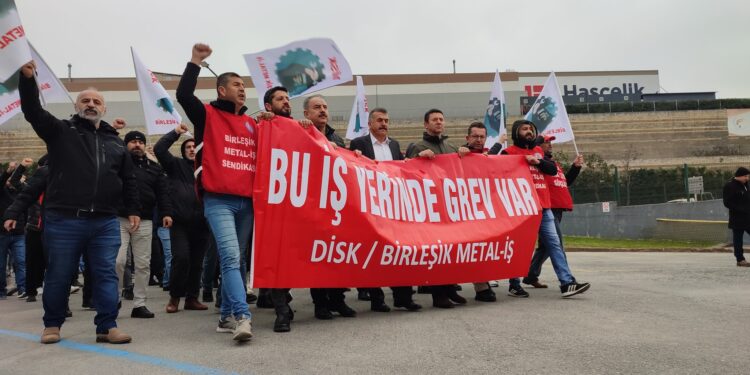 Birleşik Metal-İş Schneider Enerji’de greve çıktı