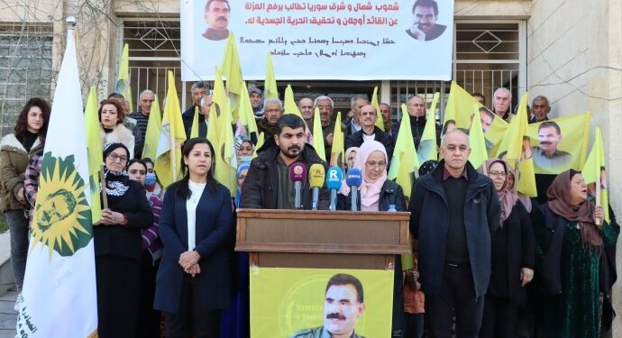 Kuzey ve Doğu Suriye Halk İnisiyatifi tecride karşı imza kampanyası başlattı