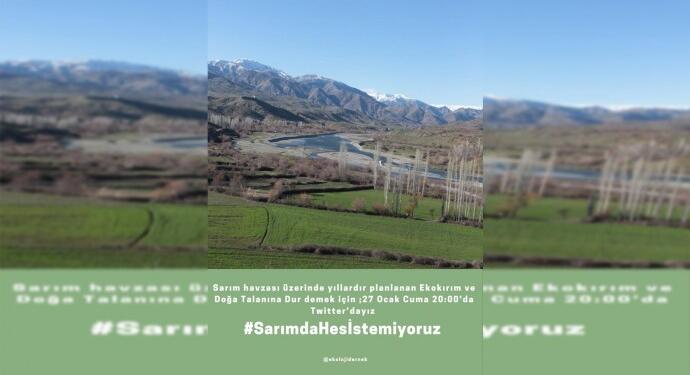 Sarım Çayı’nda HES’e karşı hashtag kampanyası