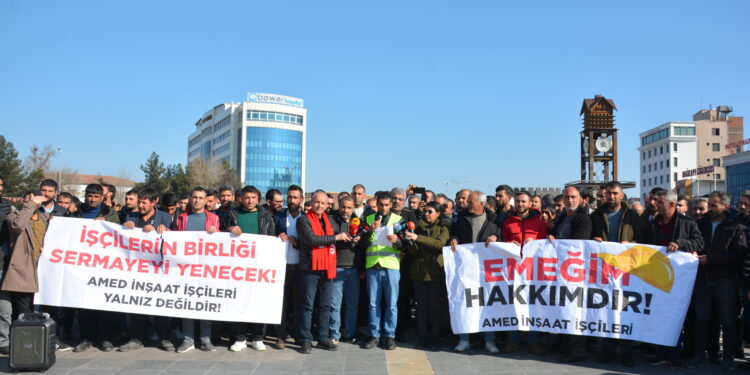 İnşaat işçileri düşük yevmiye ücretlerine isyan etti