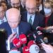 Bahçeli’ye soru soran gazeteci Yazcıoğlu’nu MHP’li vekiller itekledi