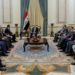 Irak Cumhurbaşkanı Reşid Şengal heyetiyle bir araya geldi