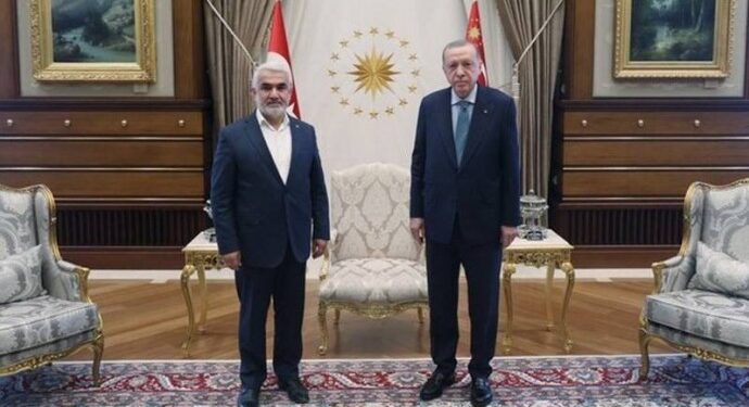 Erdoğan, HÜDA PAR Başkanı Yapıcıoğlu ile görüştü