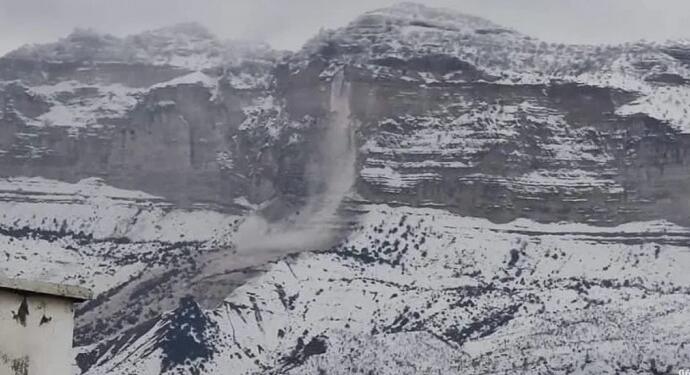 Gabar Dağı’nda heyelan