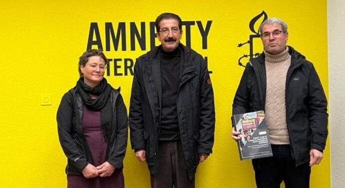 Kimyasal silaha karşı eylemde olan Ata, Af Örgütü ile görüştü