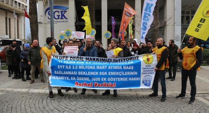 Sendikacılar dört kentte eylemdeydi