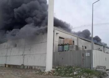 Aliağa’da atık tesisinde yangın çıktı