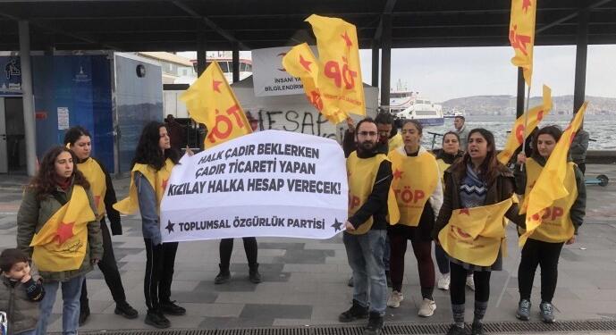TÖP’den Kızılay protestosu