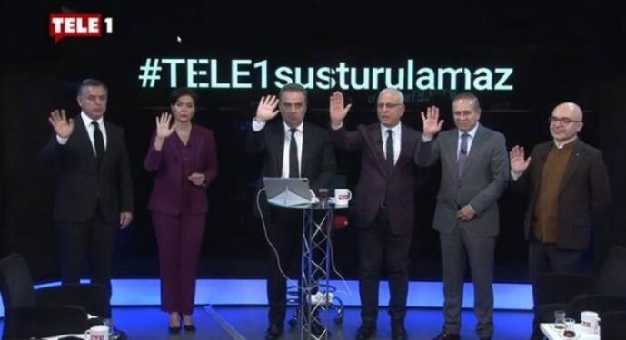 TELE1 ekranı karartıldı