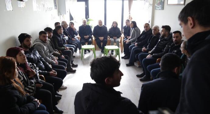 Temelli Wan’da gençlerle bir araya geldi