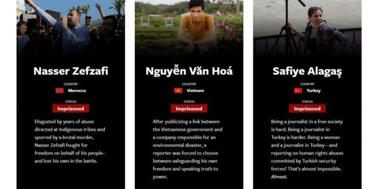 Tutuklu gazeteci Alagaş, Freedom House’un ‘siyasi tutuklular’ kampanyasında