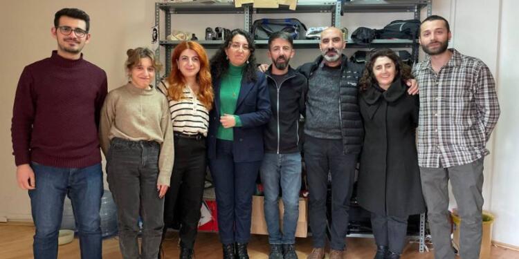 HDP Jinnews ve MA’yı ziyaret etti