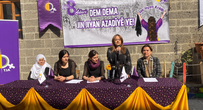 TJA 8 Mart deklarasyonunu açıkladı: Yaşamı yeniden inşa edeceğiz
