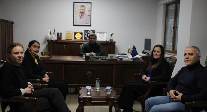 Alman Sol Parti ÖHD ve Amed Borusu’nu ziyaret etti