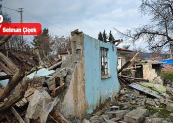 İki köyde 195 haneden 132’si yıkıldı: Görülmeyen köy dayanışma merkezi oldu