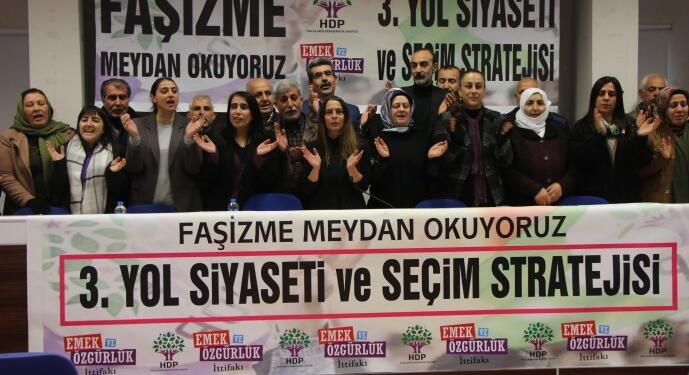 HDP’den ‘3’üncü Yol Siyaseti ve Seçim Stratejisi’ toplantısı
