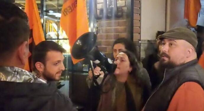 Dayanışma çadırının kaldırılmasını protesto eden Halkevleri üyelerine gözaltı