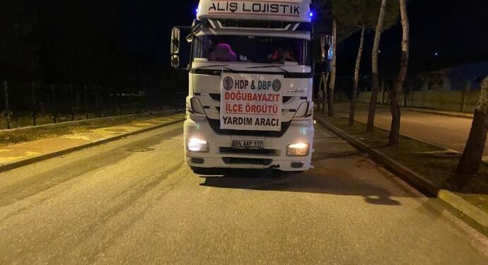 AFAD ve 112 gönüllülerinden HDP ile dayanışma