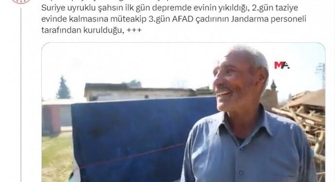 Valilik depremzedenin kendi kurduğu barakaya ‘AFAD çadırı’ dedi