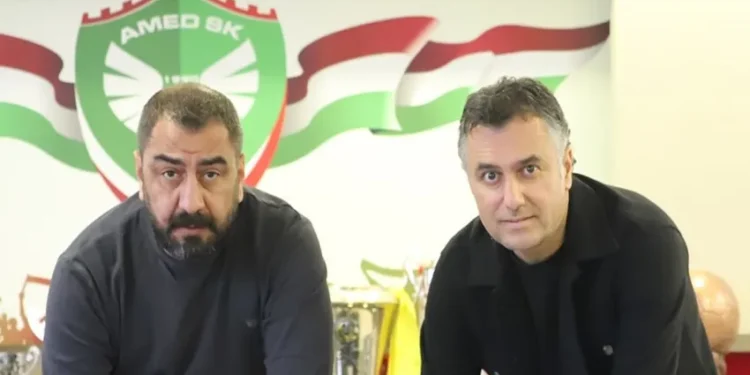 Amedspor’un yeni teknik direktörü Bülent Akan