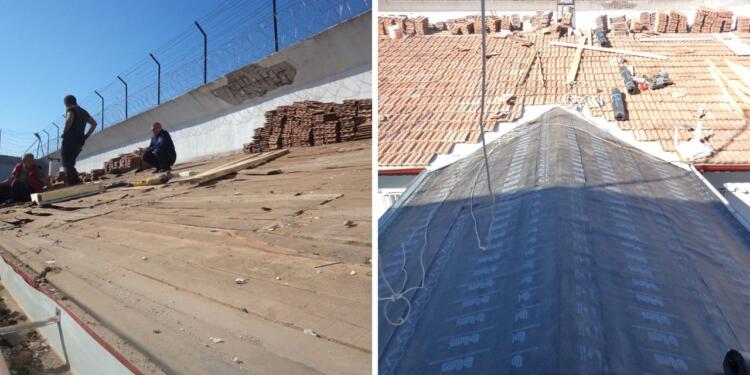 Kaldığı cezaevinin çatı ihalesini alıp koğuş arkadaşlarıyla çatıyı tamir etti