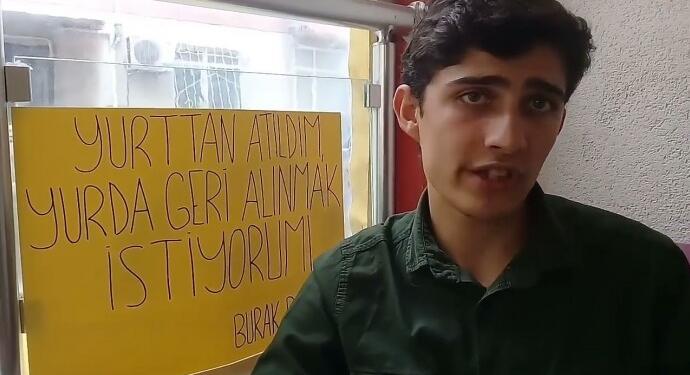 Bakanlık kovulan öğrenciyi değil, yurdu savundu!