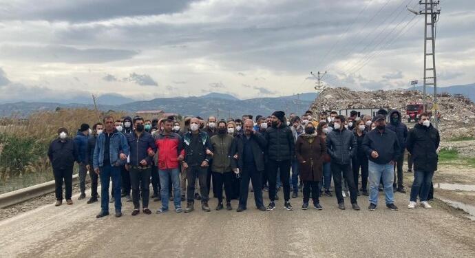 Halk asbeste karşı tepkili: Benzin kadar değerimiz yok