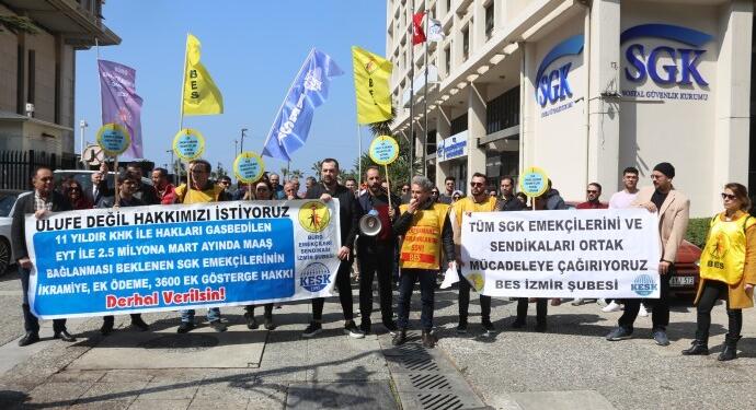 BES emekçileri SGK’de iş bıraktı: Ağır iş yükü var